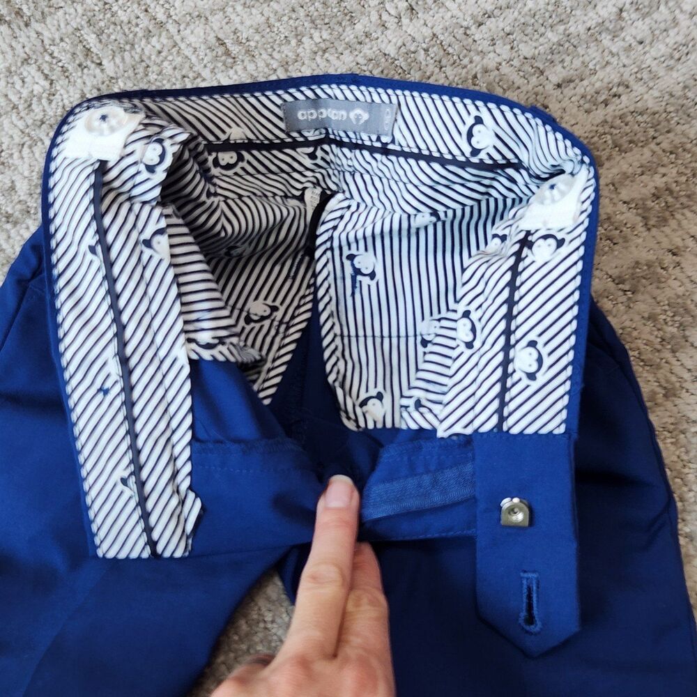 Appaman boys trouser shorts blue size 3T - Picture 7 of 8